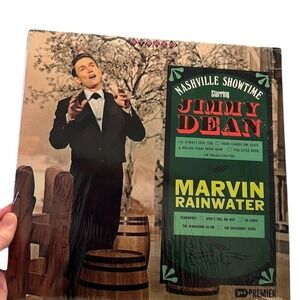 Nashville Showtime LP Jimmy Dean Marvin Rainwater Country Vinyl Record tested‎